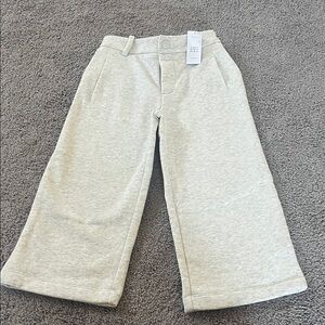 GAP Kids Light Gray Wide-Leg Sweatpants
